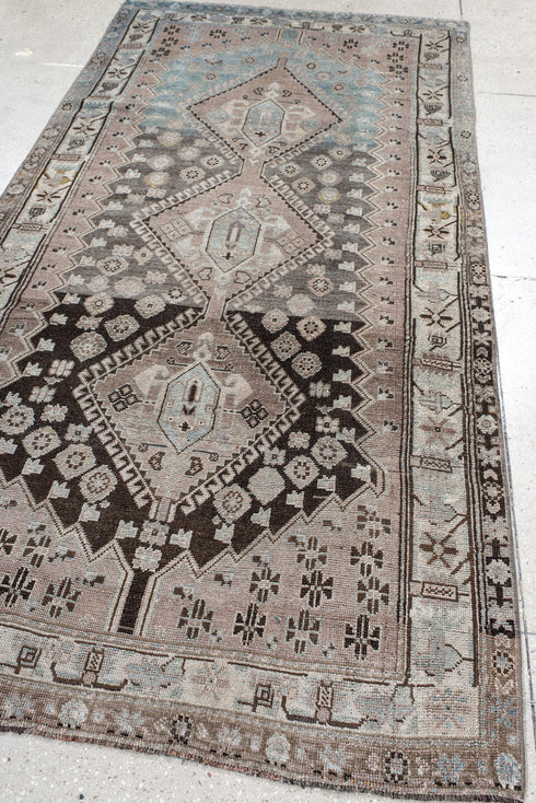 Vintage Kurd Runner Rug (4' x 9')